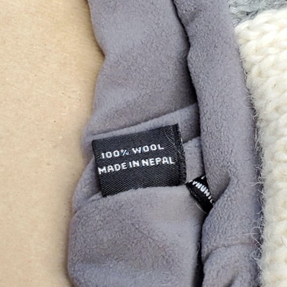 Wool Hat Donkey Design One Size Grey - Picture 5 of 5